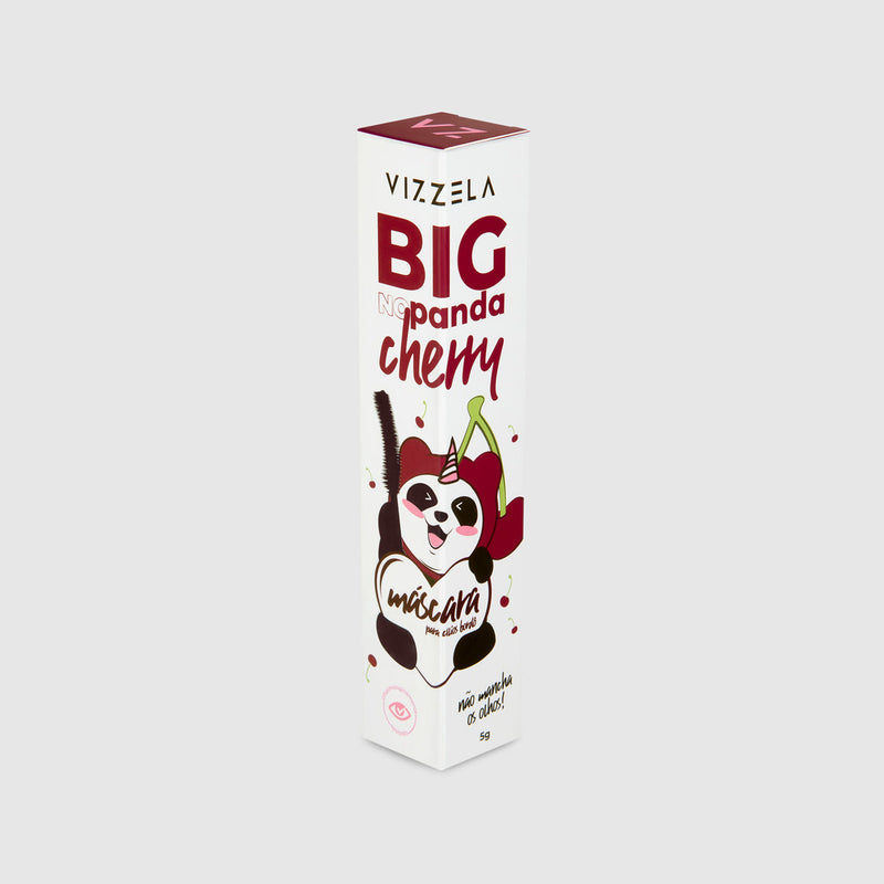 Máscara para Cílios Big No Panda Cherry - Bordô