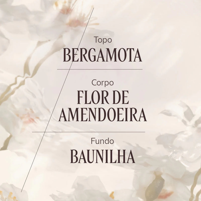 Mist Perfumado Corpo e Cabelo Amêndoa 100mL