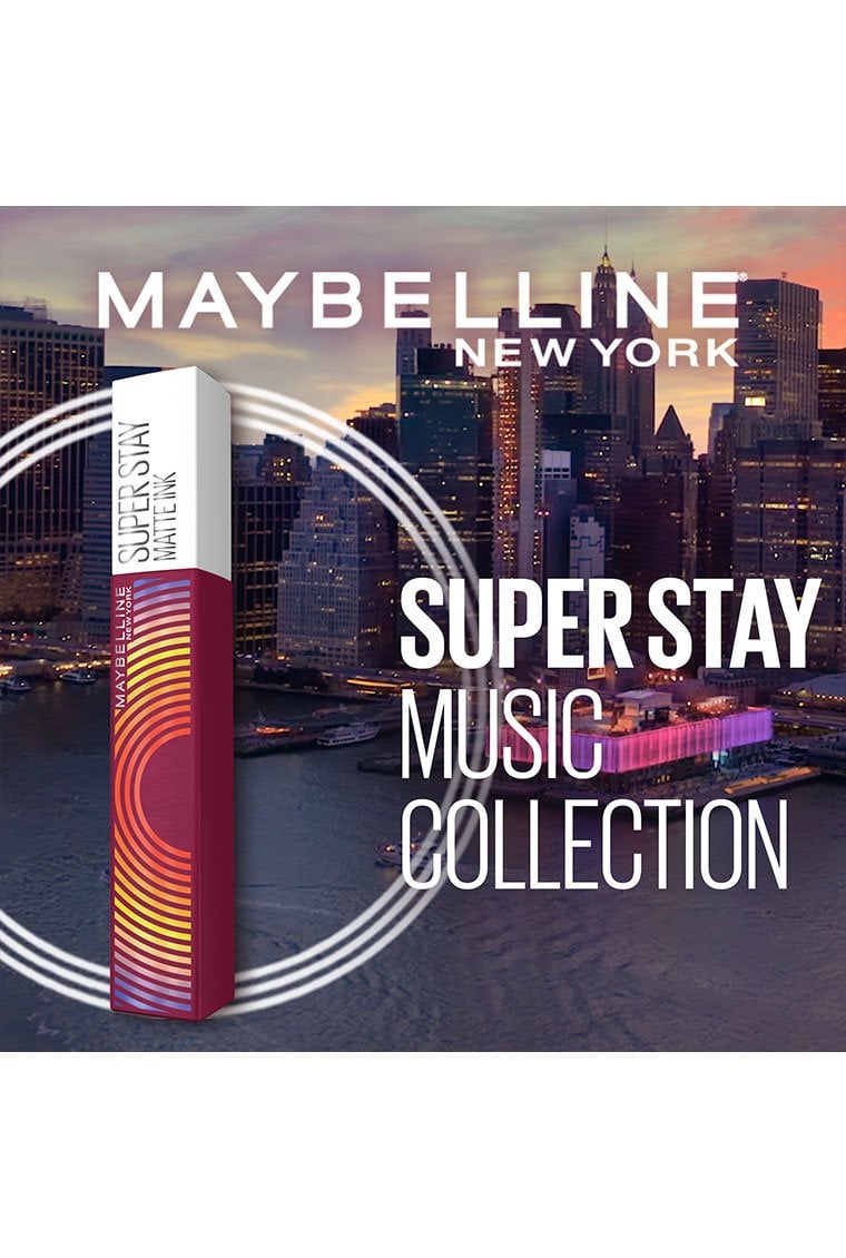 BATOM LÍQUIDO MAYBELLINE NY SUPER STAY MATTE INK MUSIC COLLECTION