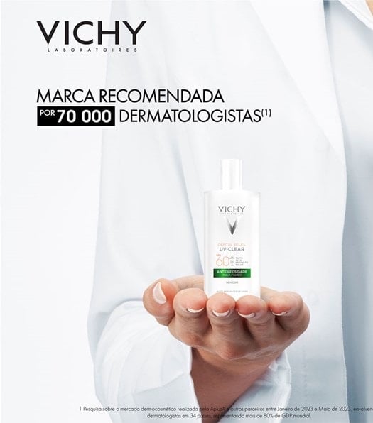 CAPITAL SOLEIL Protetor Solar Facial UV Clear FPS60 40g