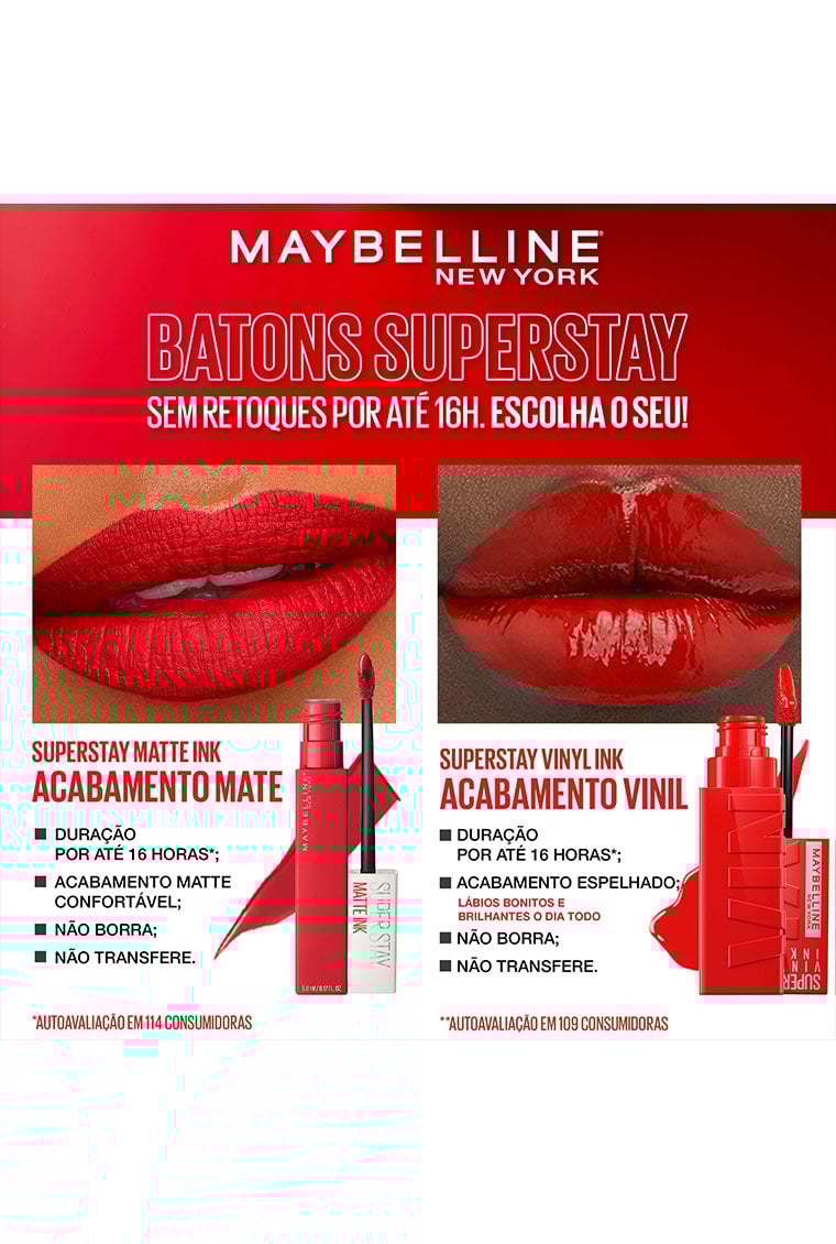 BATOM LÍQUIDO SUPERSTAY MATTE INK