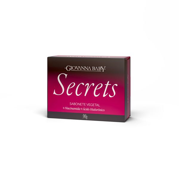 Sabonete Vegetal Retangular Secrets 90g