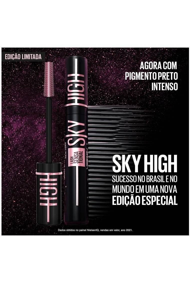 MÁSCARA DE CÍLIOS MAYBELLINE SKY HIGH COSMIC BLACK LAVÁVEL