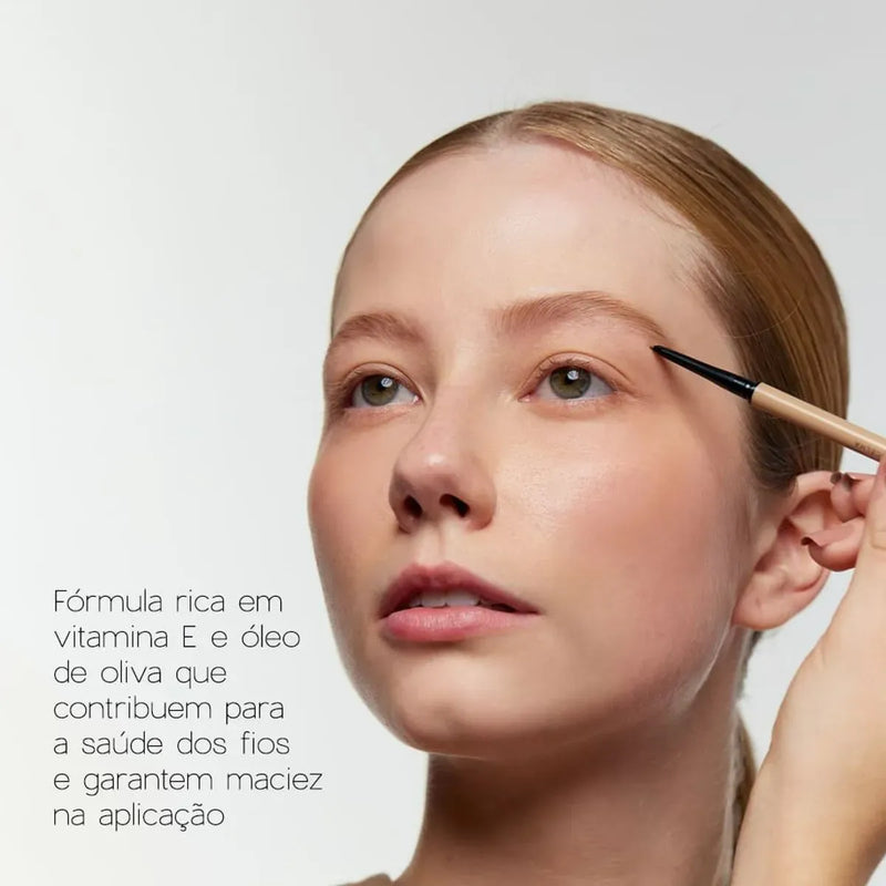 Lápis de Sobrancelhas Retrátil Claro Nádia Tambasco- Slim Brow Pencil Light