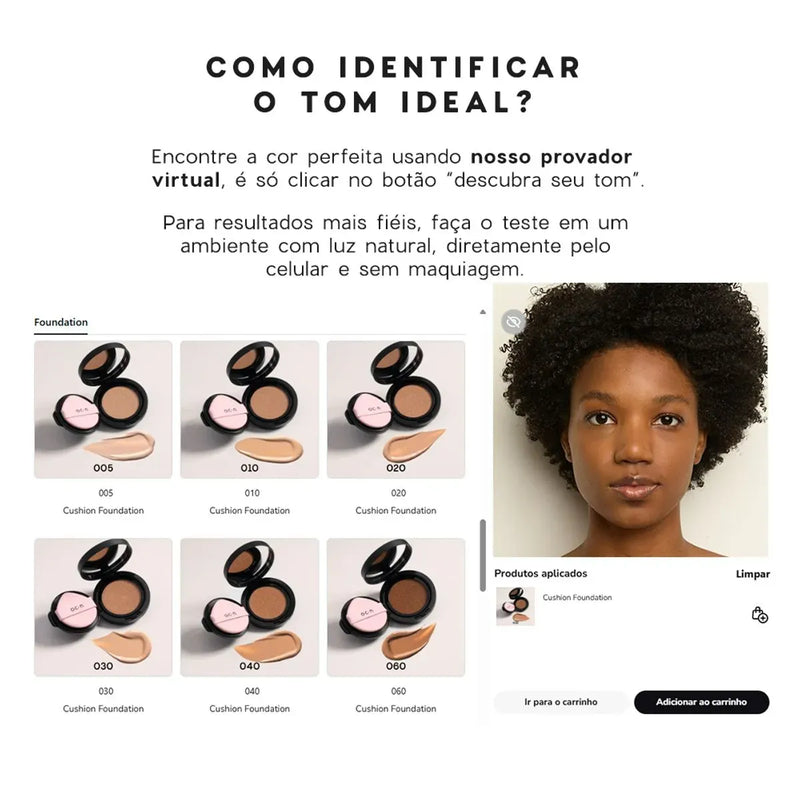 Base Líquida Semi-Matte - Cushion Foundation Edition 12g