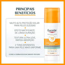 Sun Oil Control Gel Creme Tinted Médio FPS 70 50 ml