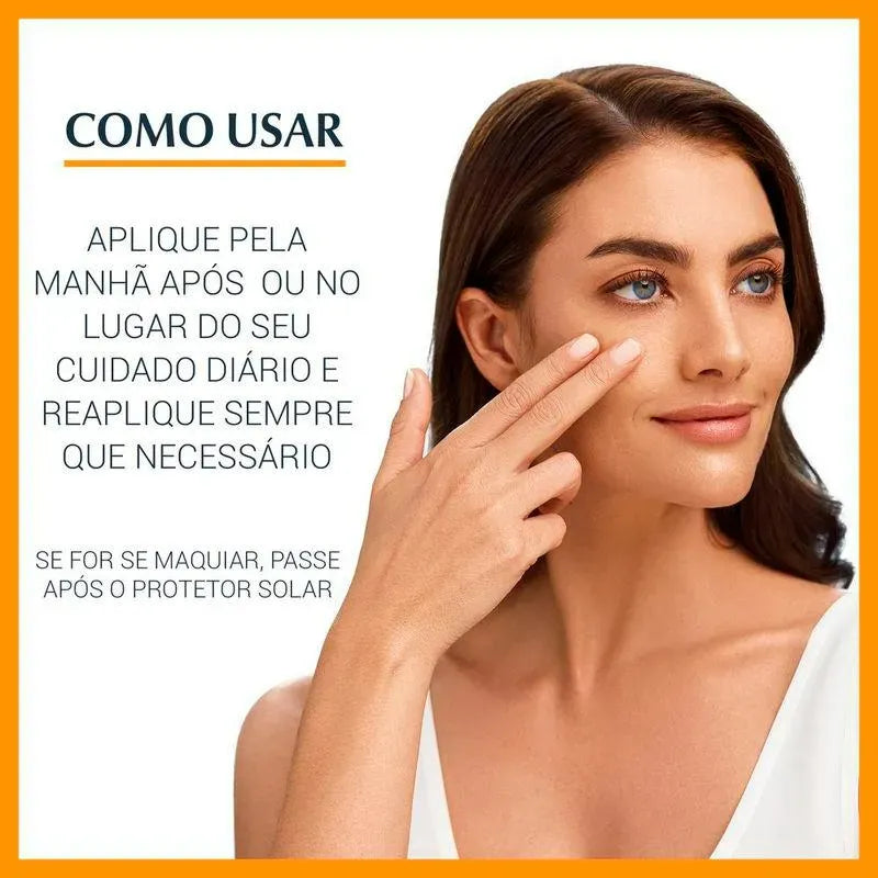 Sun Oil Control Gel Creme Tinted Médio FPS 70 50 ml