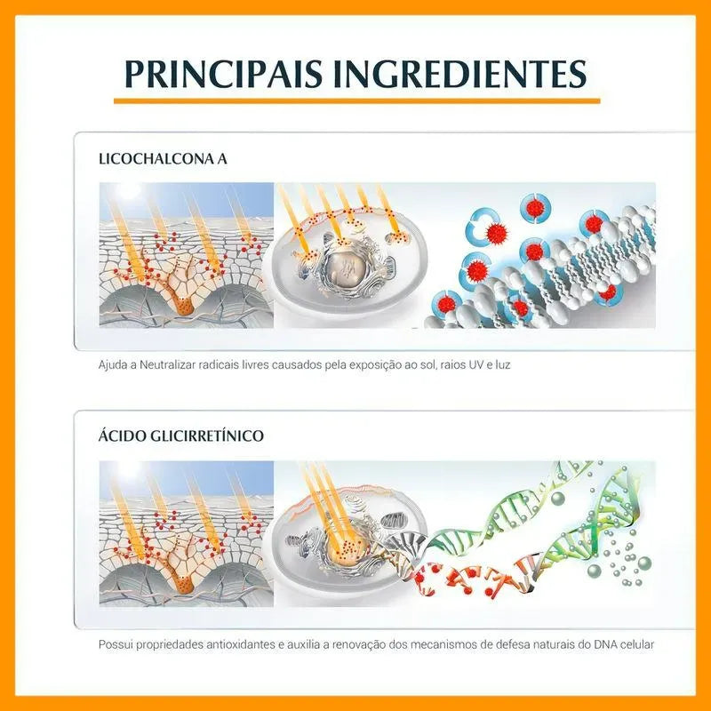 Sun Oil Control Gel Creme Tinted Médio FPS 70 50 ml