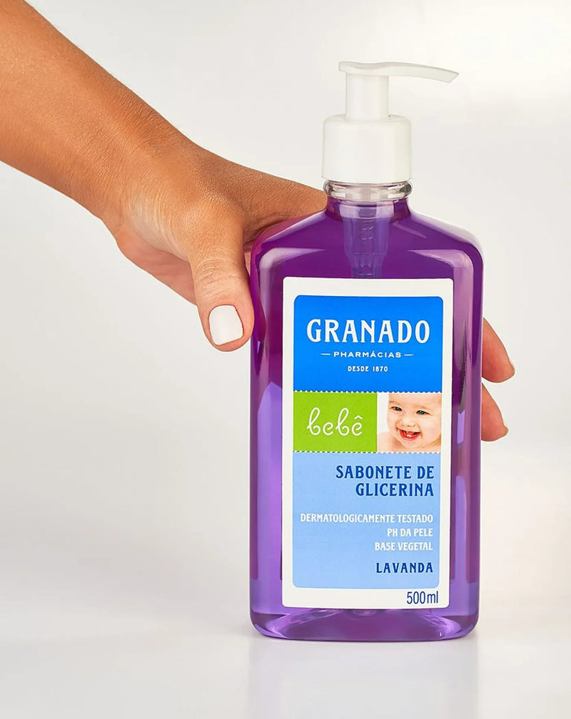 Sabonete Líquido de Glicerina Bebê Lavanda 500ml