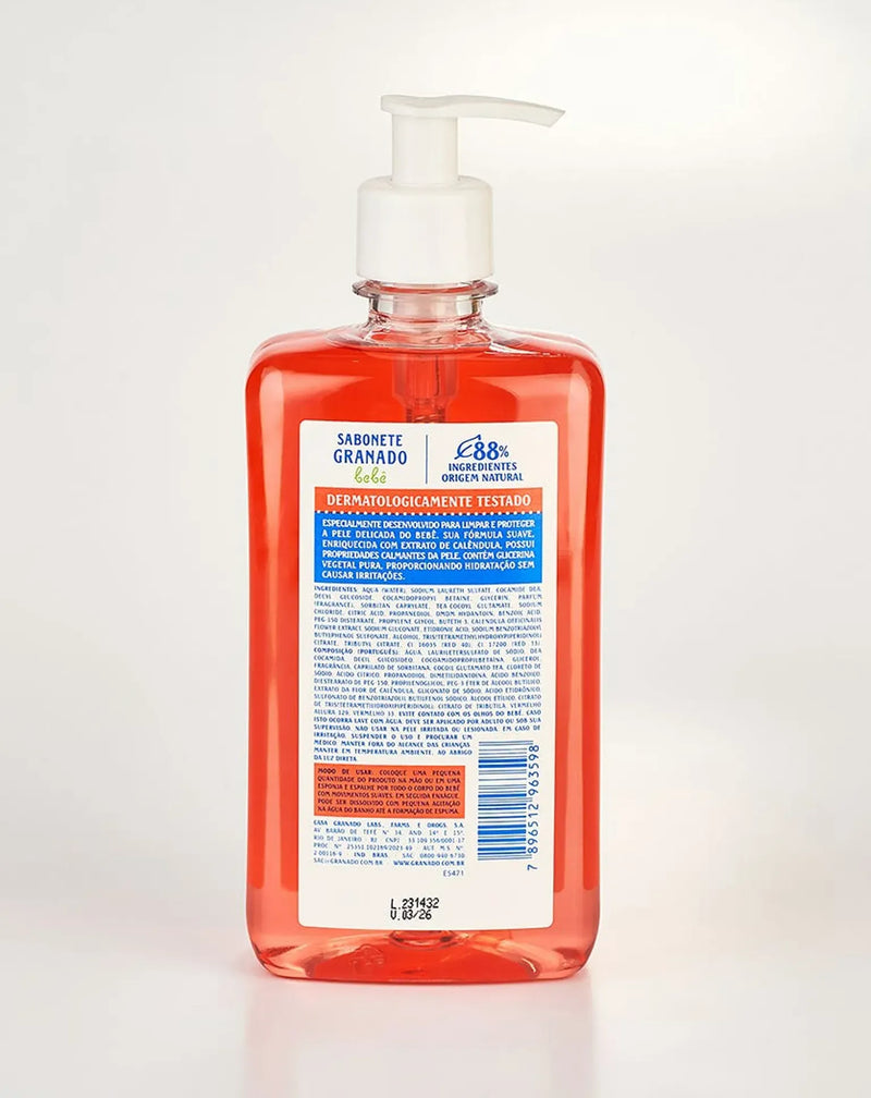 Sabonete Líquido de Glicerina Bebê Calêndula 500ml