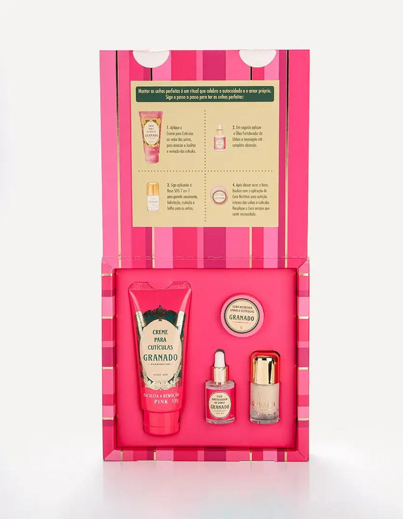 Kit Unhas Perfeitas Pink