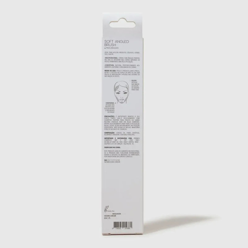 Pincel de Maquiagem Multifuncional Angulado - Soft Angled Brush Ocn2