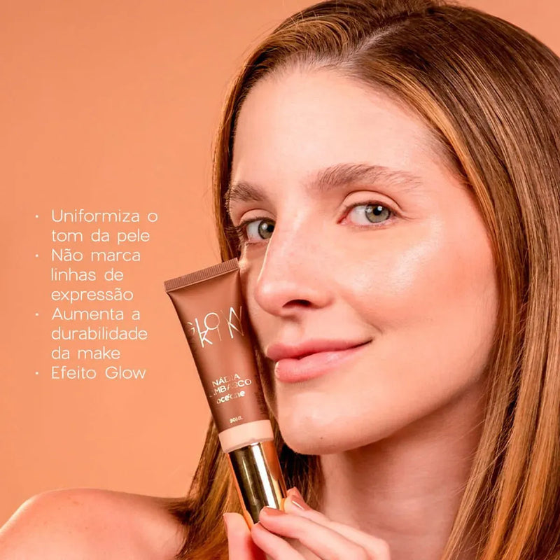 Primer Iluminador Facial Claro Nádia Tambasco - Glow Skin Light 30ml