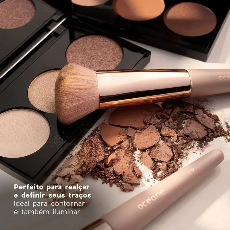 Pincel de Maquiagem para Contorno - Angled Contour Brush Ocn19